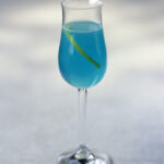 Cocktail Blue Champagne